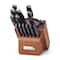 Farberware Edgekeeper Professional Black Cherry 15-Piece Block Set